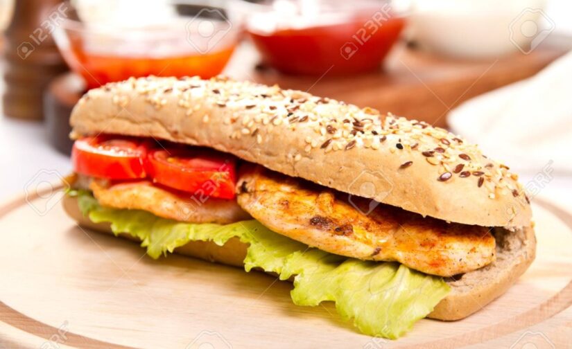 Chicken and Humus